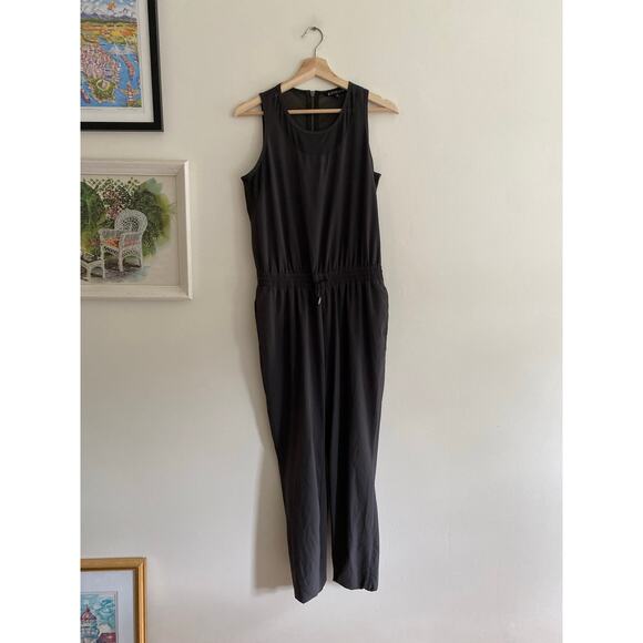 ATHLETA Hillside Romper Jumpsuit Black Size 8 - Picture 3 of 9